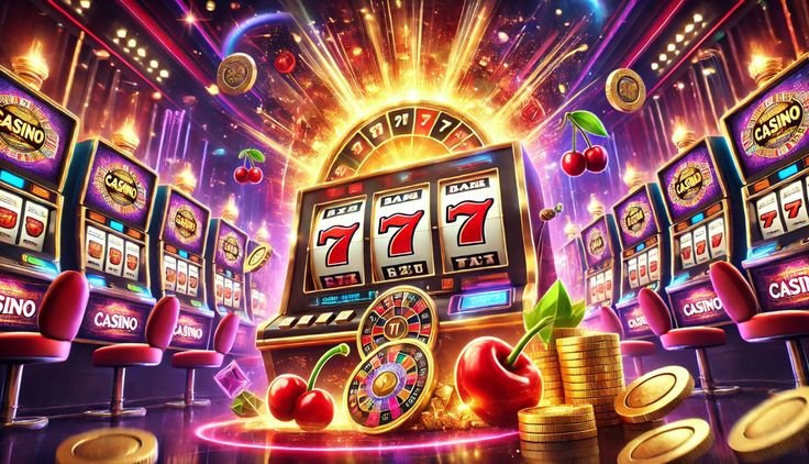 marhar777 အက်ပ် Android iOS ဖုန်းတွင် Slots Casino ကစားနေသောပုံ